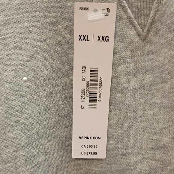 PINK Victoria's Secret Gray Sweatshirt - Picture 8 of 8